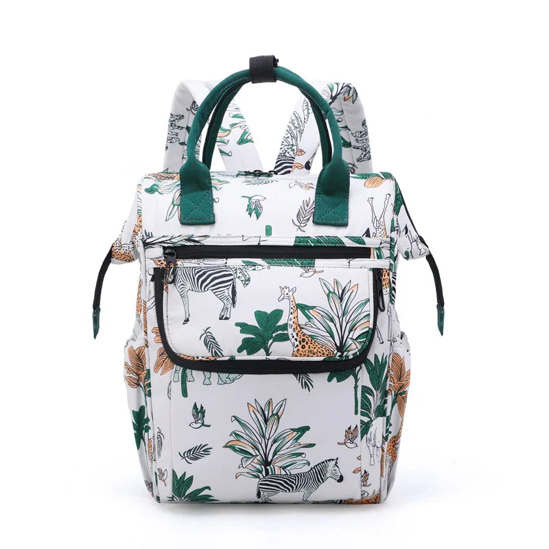 IYEAL Fashion Baby Nappy Bag Cute Animal Pattern Mommy Bag Multi Functional Large Capacity Diaper Bags for Babies Nursing Bags