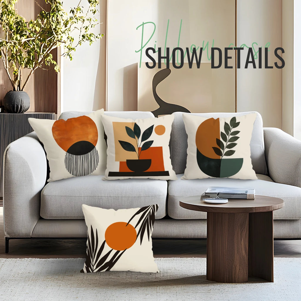 Geometric Abstraction Cushion Covers Pillowcase Home Decor Bedroom Sofa Cushion Cover Living Room Car Home Decor