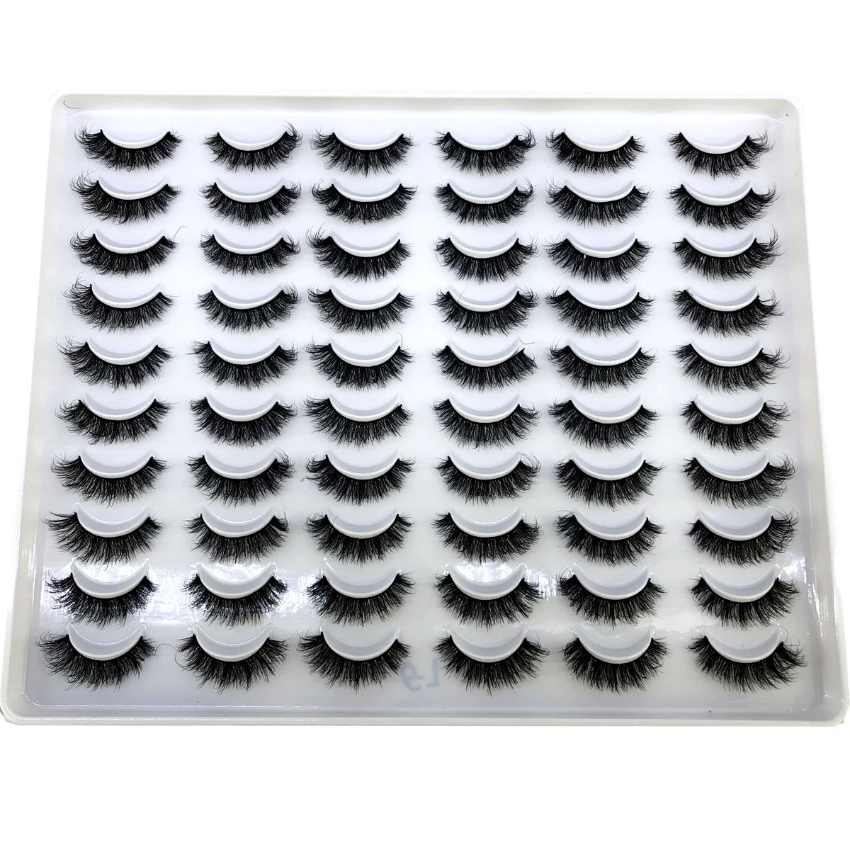 HBZGTLAD 30/40 pairs of natural long 3D artificial mink false eyelashes false eyelashes makeup set mink eyelashes extended eyela