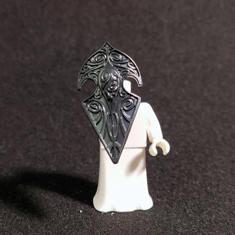 10PCS/SET Middle Ages Knights Elf  MOC  Shield Sword  Spear  For 4cm Mini Dolls  Building Blocks Brick Toys For Kid