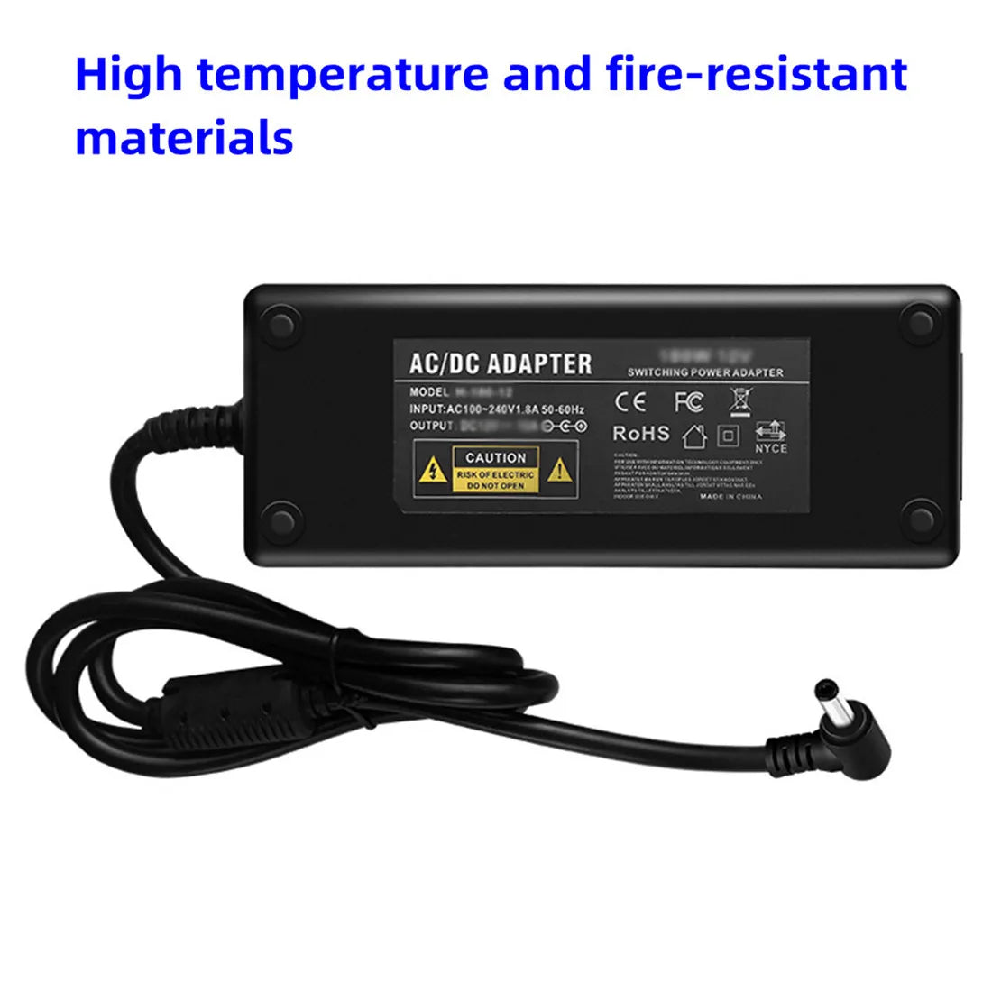 AC DC Power Supply 18V 10A Adapter 9V 12V 15V 24v 12.5A 15A 20A 25A 4A 5A 6A 6.25a 8A 8.5 A Adaptor Voltage Current Source