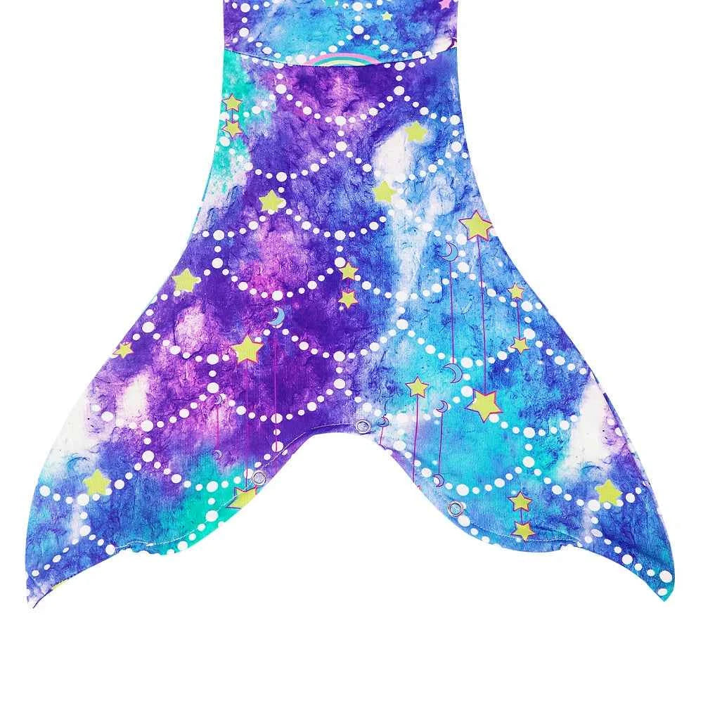 3PCS Mermaid Tails Swimwear Set for Swimming Girls Princess Bathing Suit Sets Kids Mermaid Swimsuit Swimable Costume