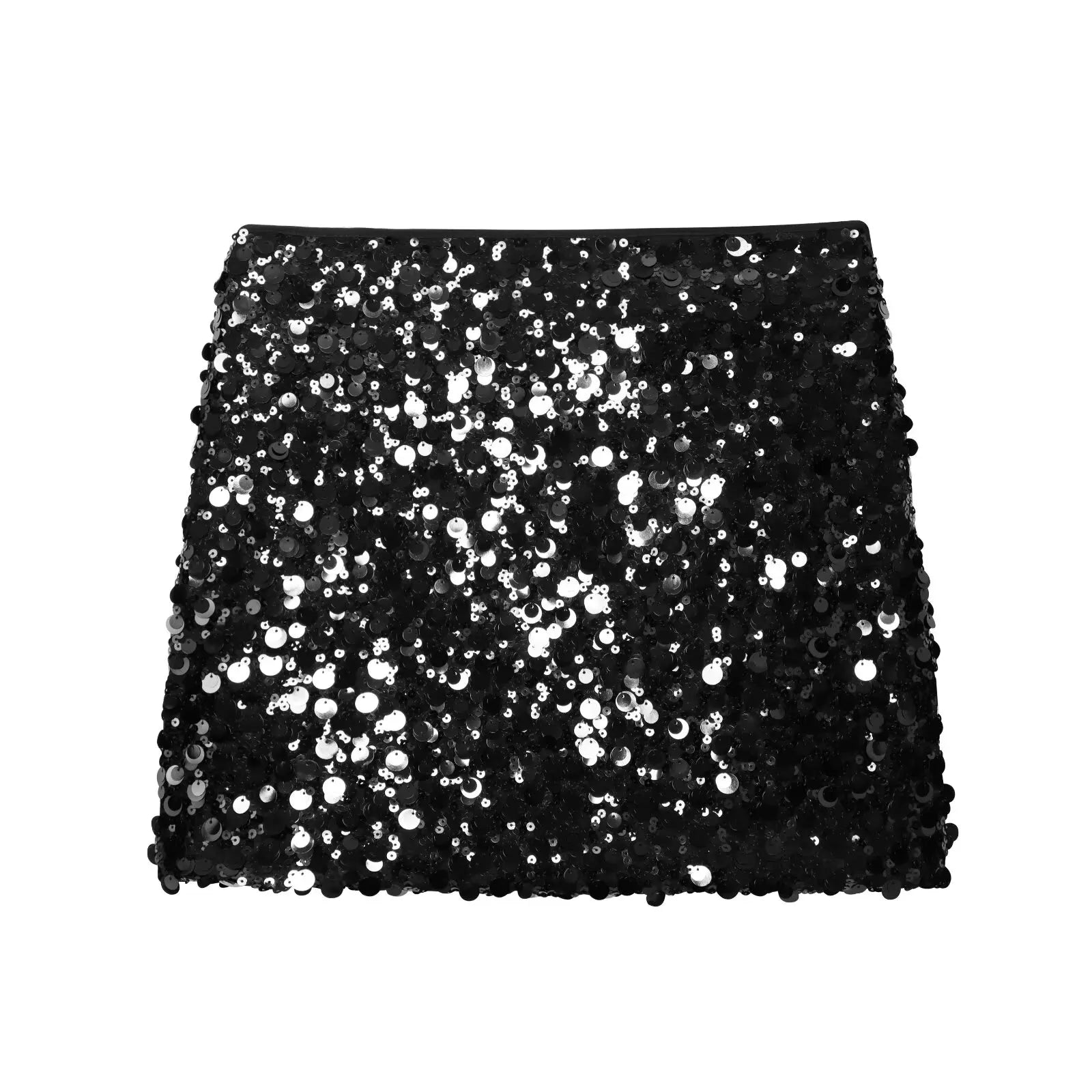 Sexy Woman Sequins Skirt High Waist Versatile Slim Mini Slim Skirts Zipper 2025 Summer Beach Style Women's New Skirt Y2K