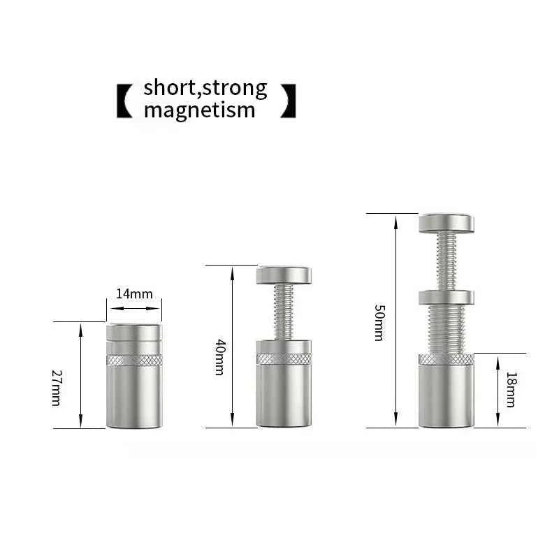Aluminum GPU Holder Vertical Telescopic Rotating Stand Magnetic Bracket Video Card Holder Graphics Card Bracket Support 27-120mm