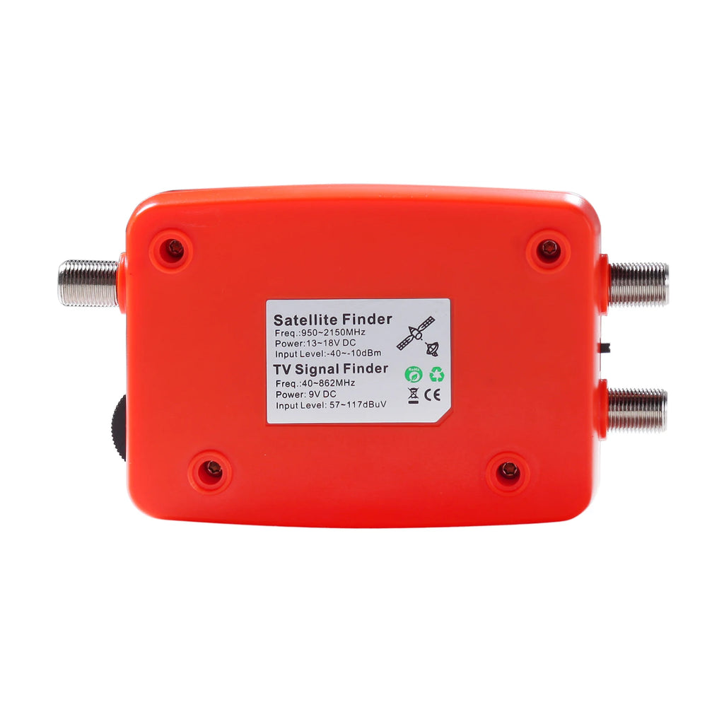 2 in 1 Satellite and TV Signal Finder LCD Digital Satellite Finder TV Antenna Signal Strength Signal Meter with Compass Alarm