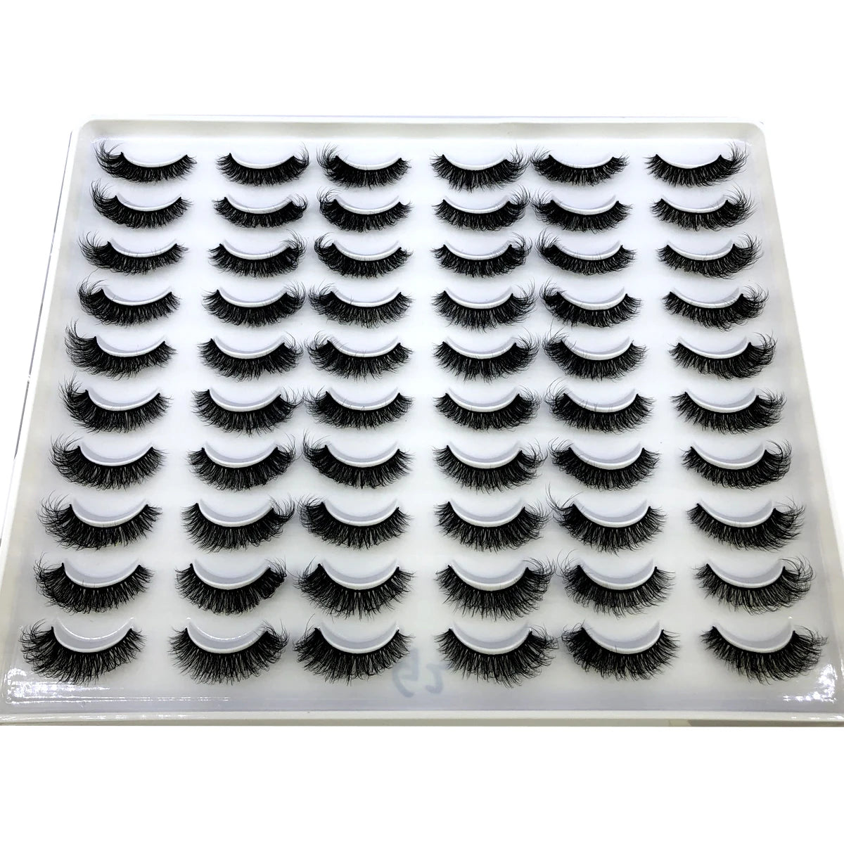 HBZGTLAD 30/40 pairs of natural long 3D artificial mink false eyelashes false eyelashes makeup set mink eyelashes extended eyela