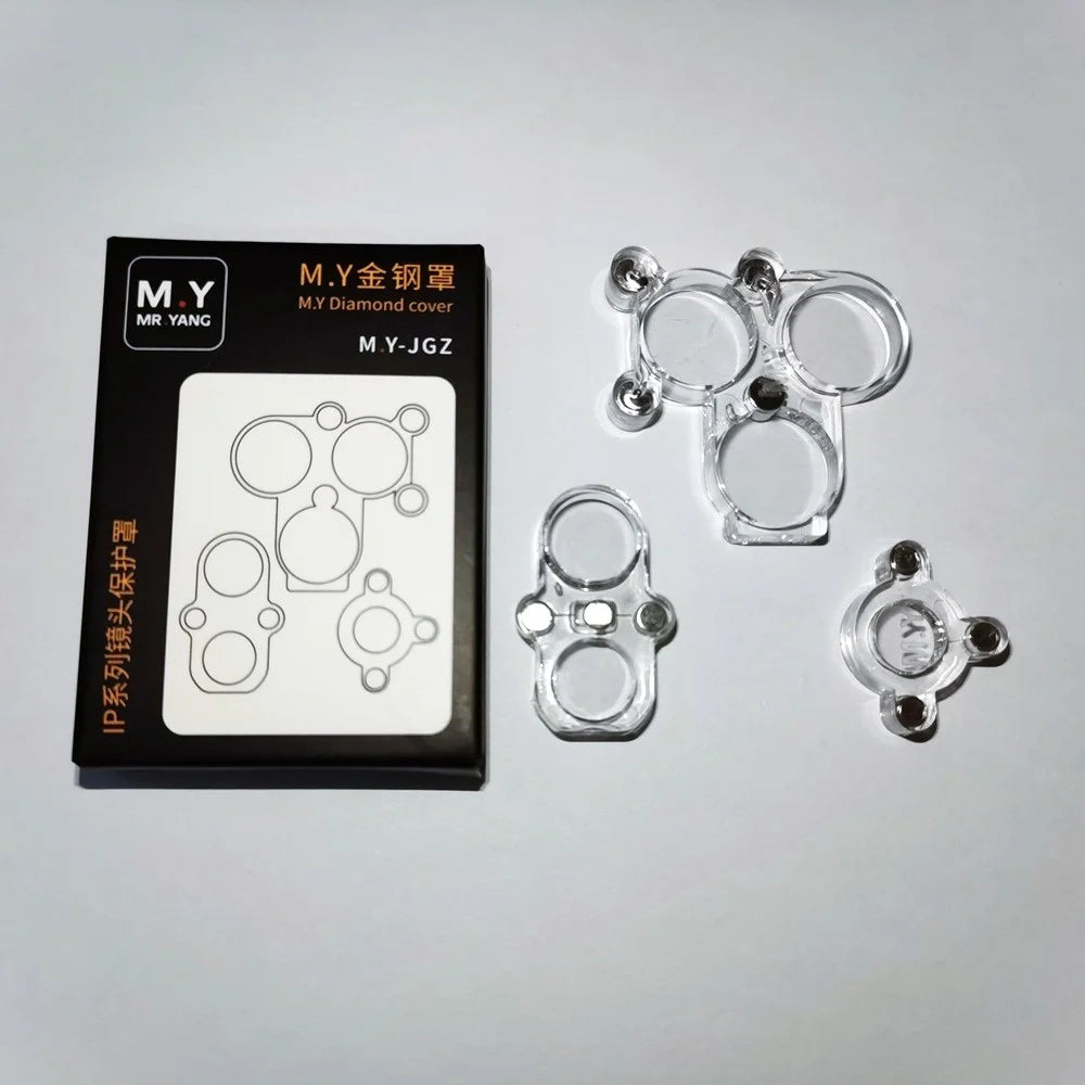 YCS Camera Lens Cover Magnetic Protector For iPhone 16/15/14/13 Rear Camera Protection During Soldering Repair Shield Cover