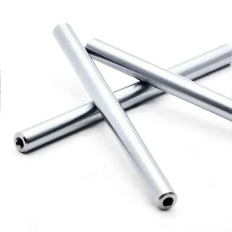 2PCS linear shaft Length100-1000mm OD8/10/12/16/20/25mm with two ends of M4/M5/M6/M8 thread hole depth of 8-16mm Chromed Harden