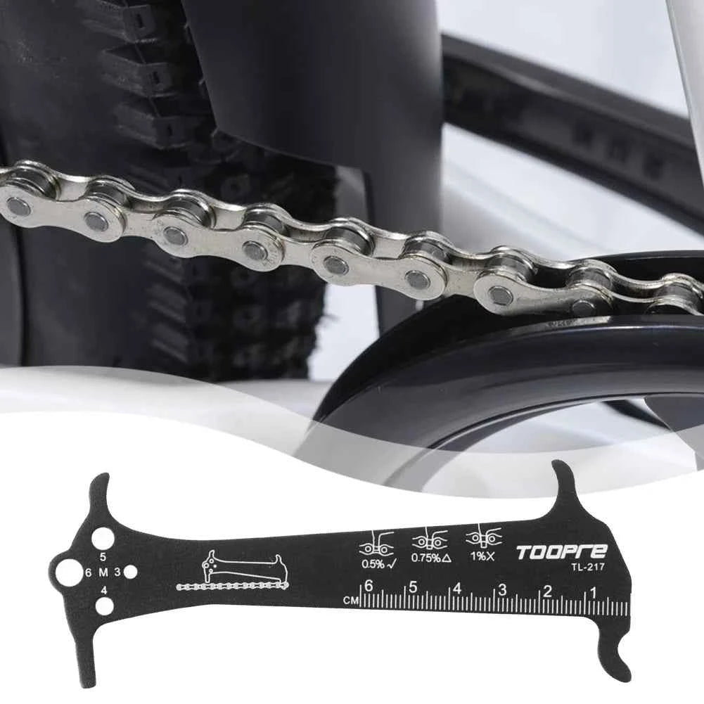 3 in 1 Bicycle Chain Checker Bike Chain Wear Indicator Tool Bicycle Chain Hook Bike Bolt Measurement Tool