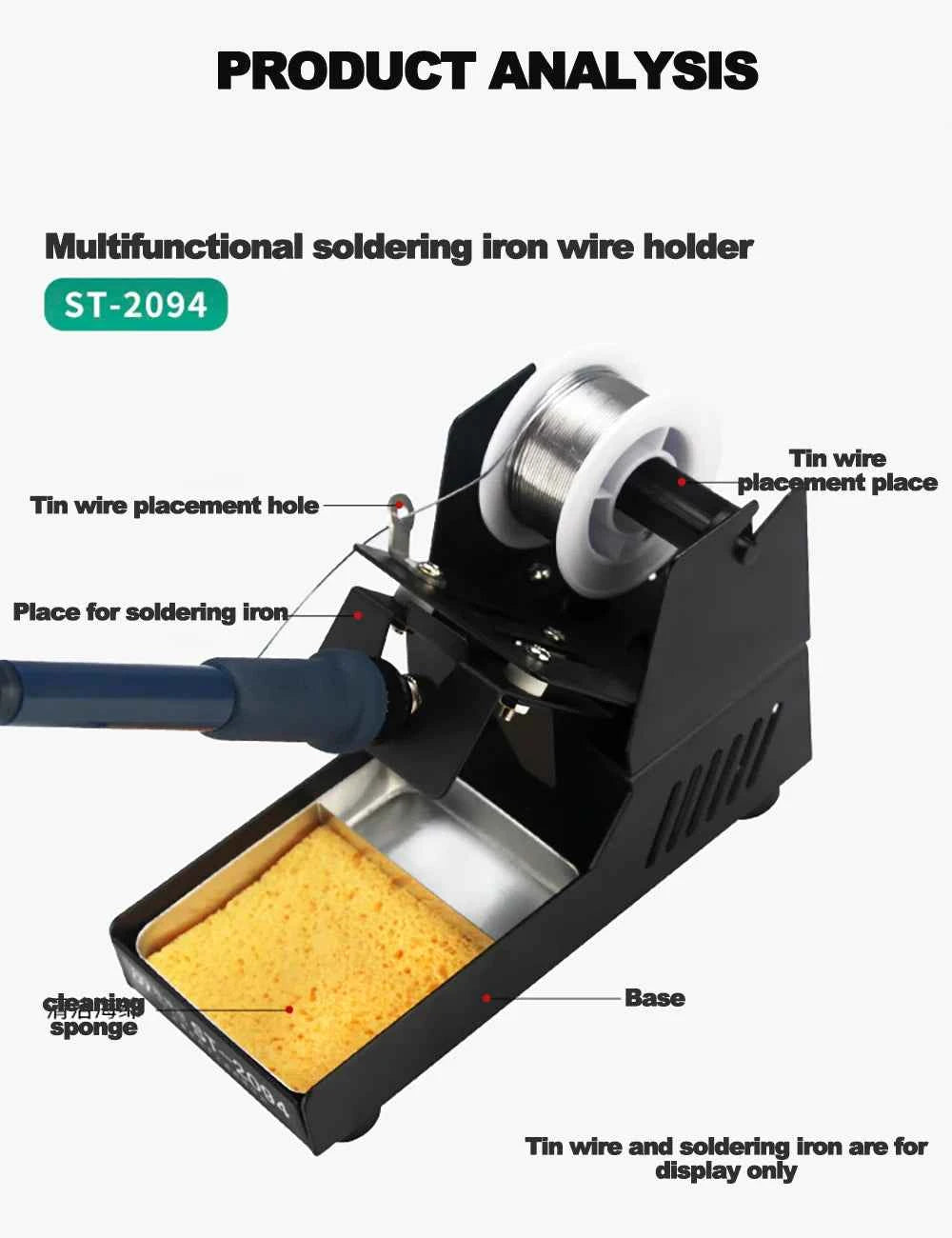 Soldering Iron Stand Soldering Holder for Soldering Station Iron Tip  ST-88 ST-88V ST-88M ST-90 ST-95 ST-91V ST-91M High Quality