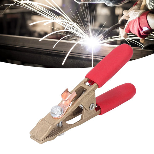 260A Earth Cable Clamp A Shape Earth Wire Clamp Brass Grounding Work Clamp Electric Argon Arc Welding Pliers 260A Welding Pliers