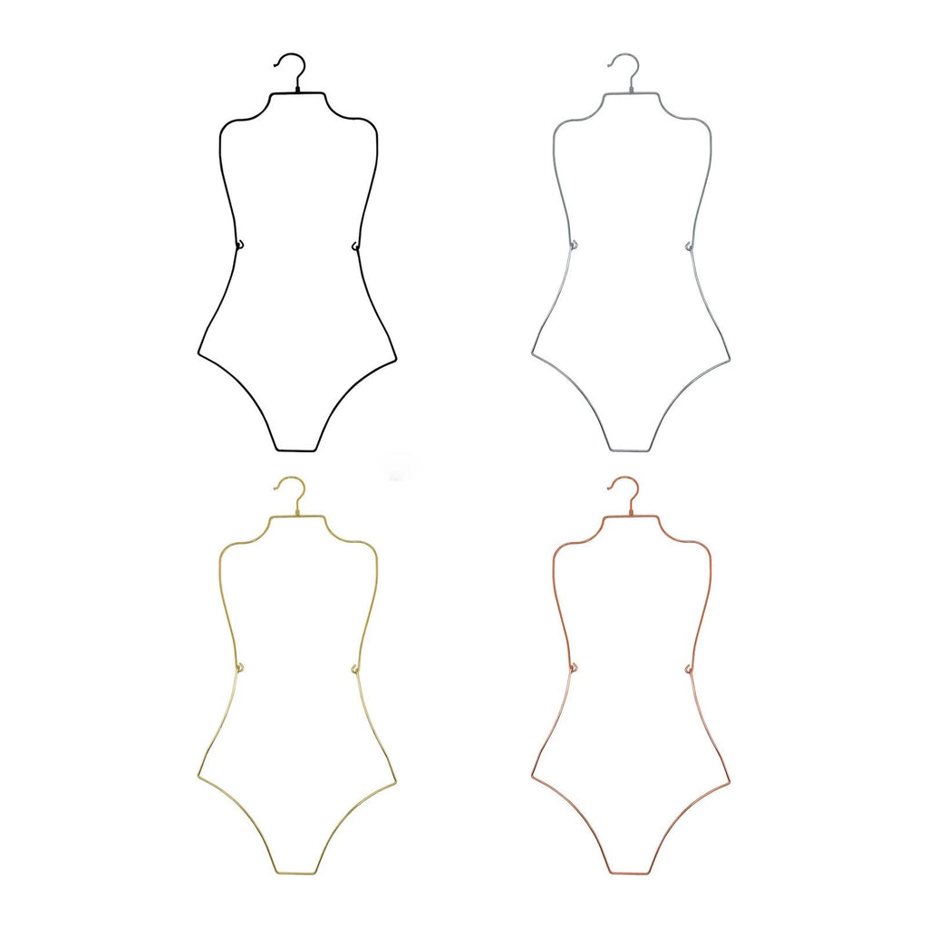 Body Shape Lingerie Hanger Foldable Durable Closet Organizer Swimsuit Hanger for Closet for Stores Boutiques Show Window Bedroom