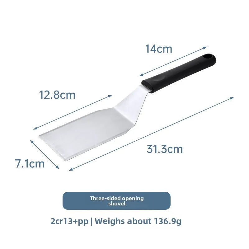 Barbecue tool set combination outdoor equipment Stainless Steel Grill steak frying shovel wholesale tools,