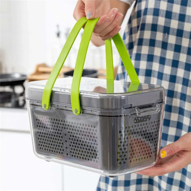 22 In 1 Multifunction Vegetable Chopper Mandoline Slicer Onion Dicer Food Grater With Drain Basket Container Kitchen Accessories