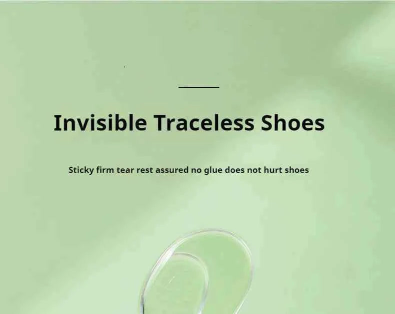 Silicone Heel Protectors High Heels Heel Stickers Adjustable Size Adhesive Anti-slip Insoles Pain Relief Foot Care Products