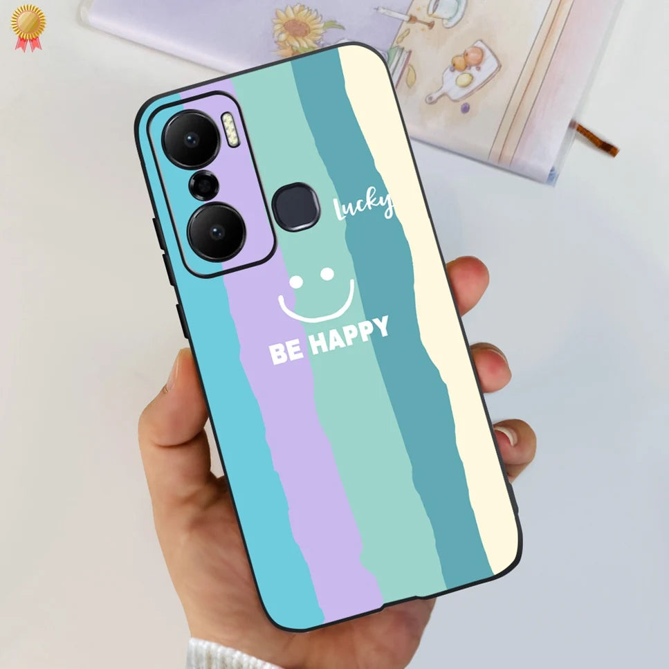 For Infinix Hot 20 Play 20i 4G Case Cute Astronaut Clear TPU Silicone Bumper Cover For Infinix Hot 20 Play 20i Phone Case Funda