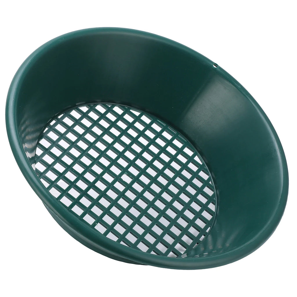 350mm Gold Pan Screen Sifting Tray Manual Gold Washing Tool Accessory for Panning Mining Gold Washing Pan Mine Gold Pan Gold Pan