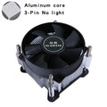 PC Efficient Copper Core/Aluminum Core Processor Cooler Cpu Fan Mute 3pin4pin PWM Air-cooled Install LGA1150 1151 1155 1156 1200