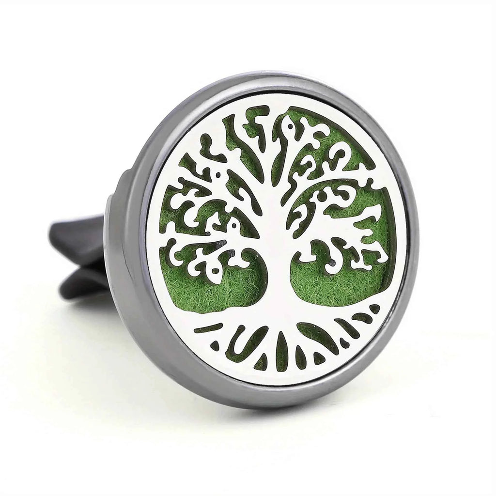 1PC Refillable Car Air Freshener Perfume Diffuser Clip with 10pcs Pads Auto Vent Interior Aromatherapy Diffuser