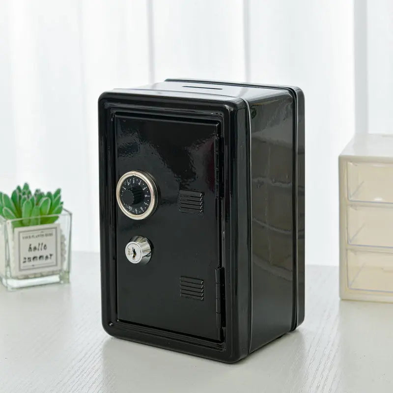 Kids Money Bank with Lock, Mini Metal Safe Box for Cash & Savings, Educational Gift Idea, Wholesale PriceMetal Cash Keeper