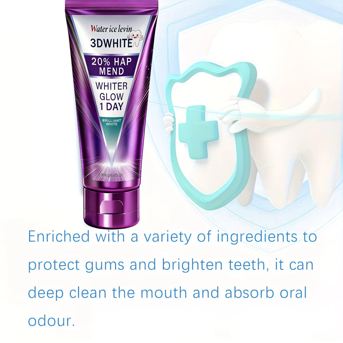 20% HAP Whitening Toothpaste For Adults – Enamel Care