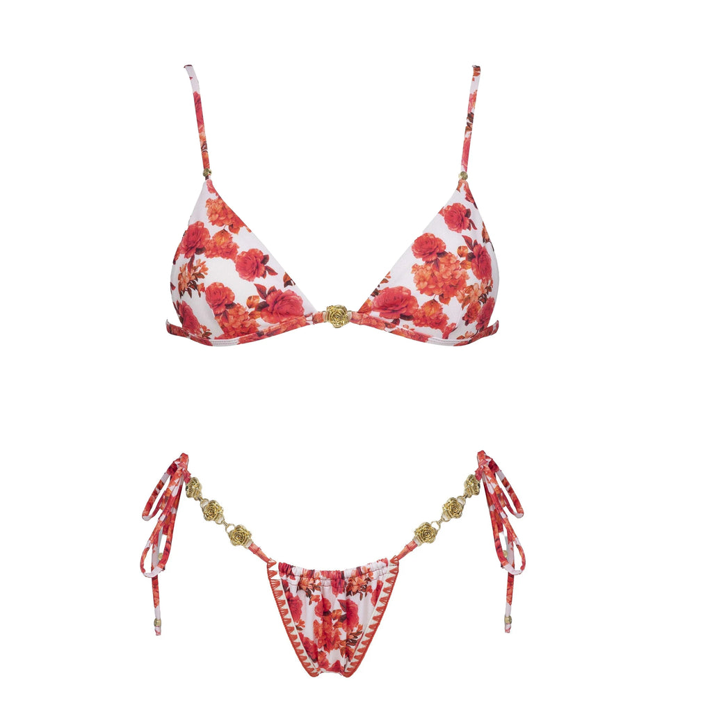 Print Bikini Swimsuit and Cover Up Bikini Set Women Sexy Lace Swimwear High Leg  Bathing Suit Beachwear Biquini