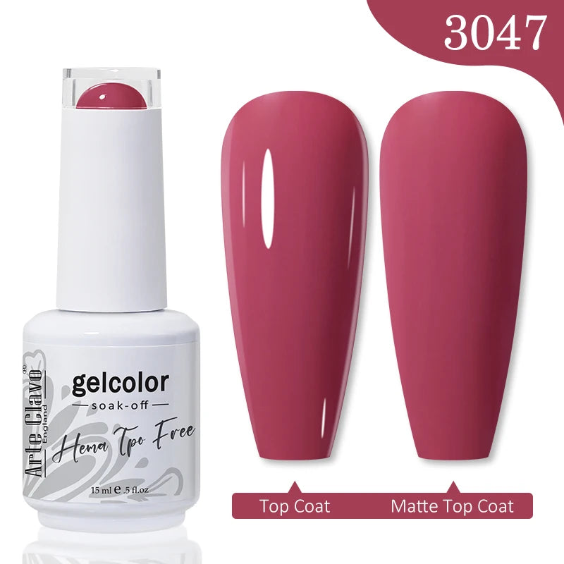 Arte Clavo TPO HEMA FREE Top Quality Discount Price 131 Colors Nail Gel Polish New Formula Nail Gel 15ml Bottle UV Gel Varnish