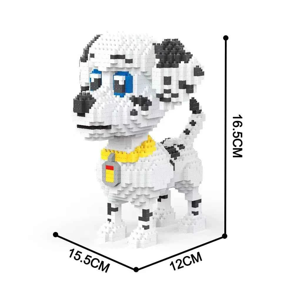 Knew Built Corgi Dog Micro Mini Building Blocks Toys: Adorable Model for Pet Lovers, Recreation, Perfect Display and Gift Idea