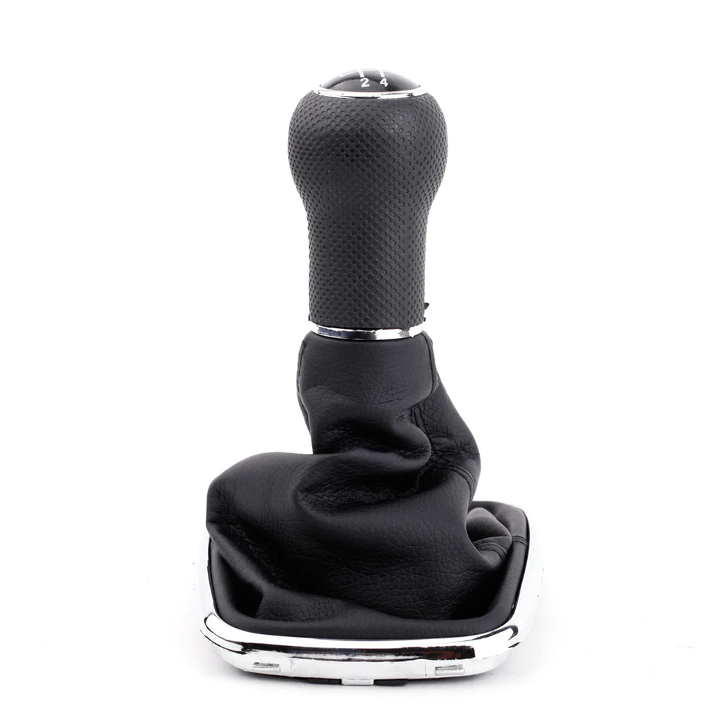 New 5 Speed Gear Shift Knob Gaitor Boot for VW Golf Bora Jetta GTi MK4 1999 2000 2001 2002 2003 2004 Knob Boot PU Leather