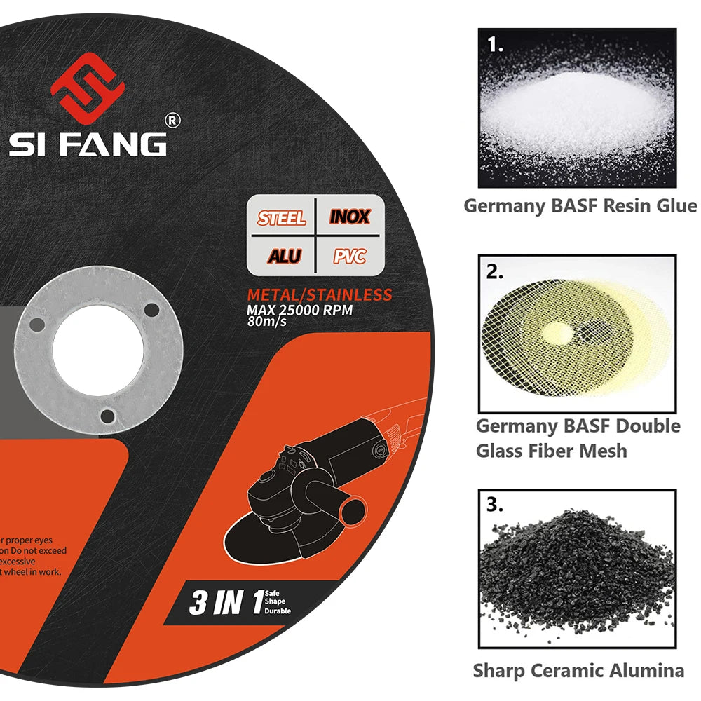 3-50Pcs 75mm Resin Cutting Disc Cut Off Wheel Angle Grinder Disc Slice Fiber Reinforced for Metal Stainless Steel