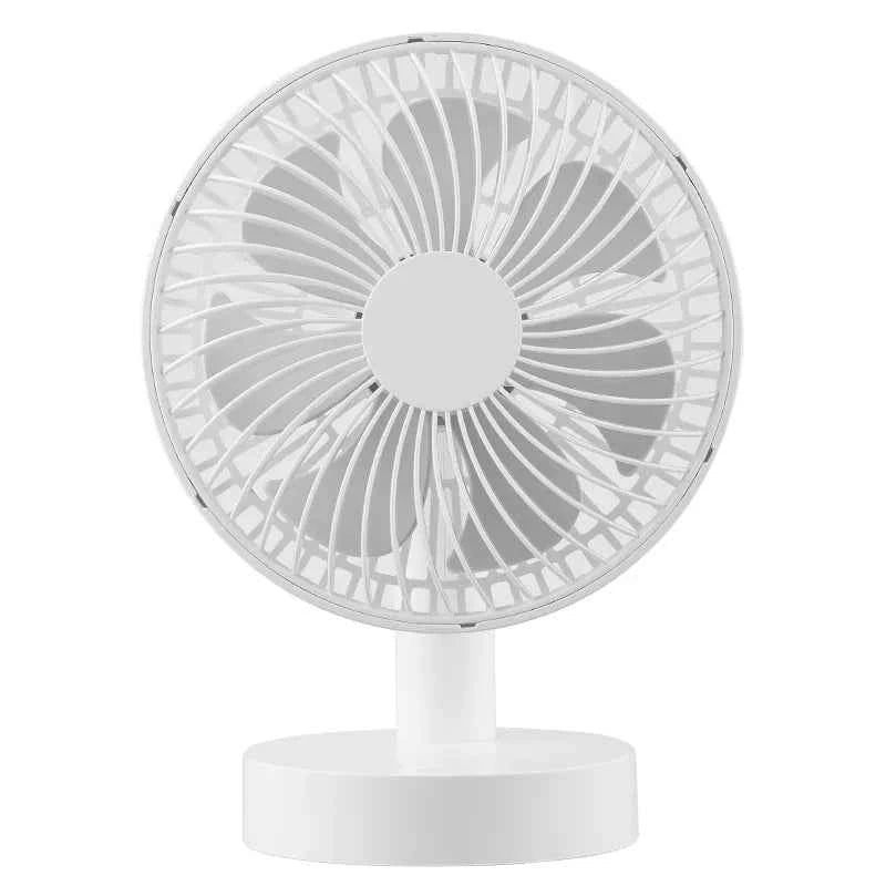 USB PLUG-IN Small Fan Office Desk Electric Fan USB 6-Inch  Desktop Bedside Fan with Long Battery Life