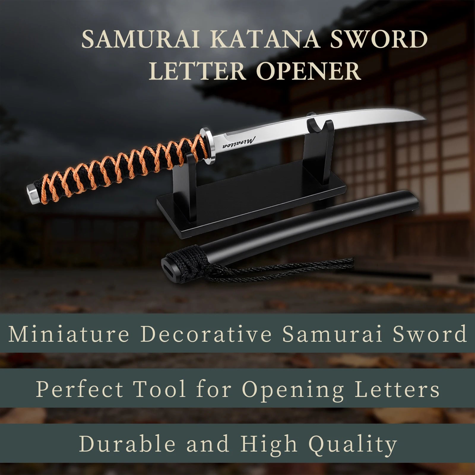 Professional Japanese Katanee Outdoor Tactical Knife with High-quality Stainless steel blade Multi-purpose Pocket Knifes