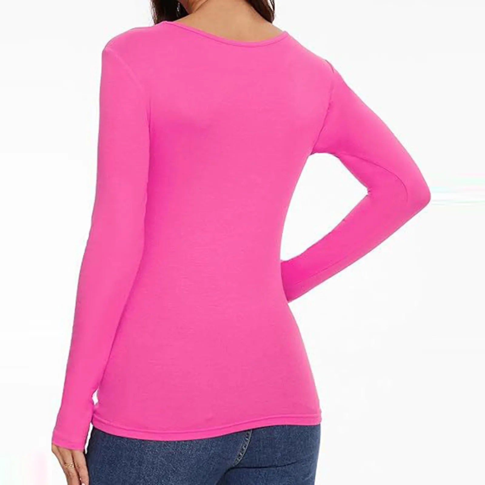 Spring Autumn Women's Long Sleeve T-Shirt Fashion Casual Front Hollow Slim Sexy Top Female Slim Bottoming Shirt Pullover