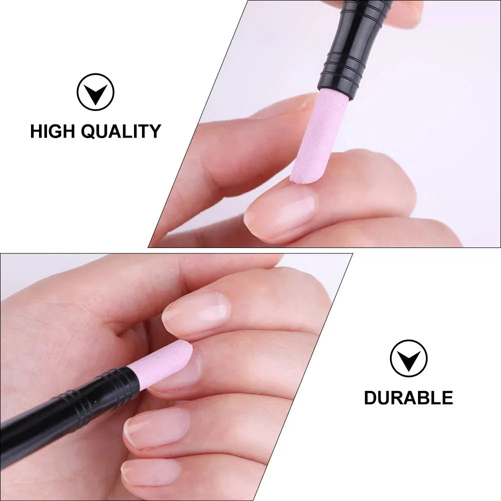 Dual-Ended Pumice Stone Nail File Pen – Cuticle Remover