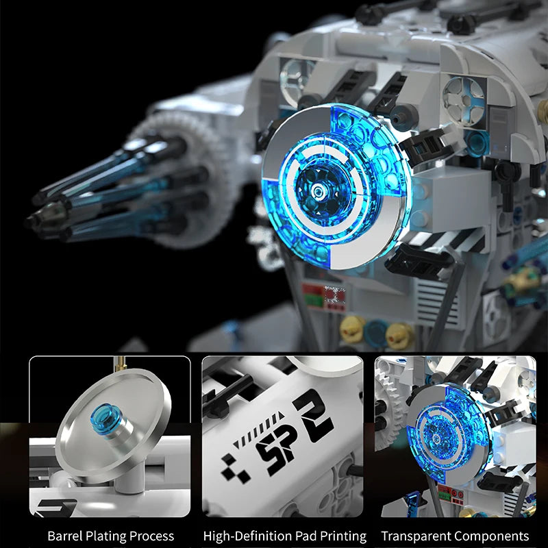 Technical Programming Hexapod Robot Science Fiction War Machine Building Blocks City Remote Control Robots Bricks Toys Boys Gift