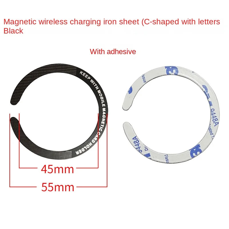 Magnetic Metal Plate For Car Phone Holder Universal Iron Sheet Disk Sticker Mount Mobile Phone Magnet Stand For IPhone