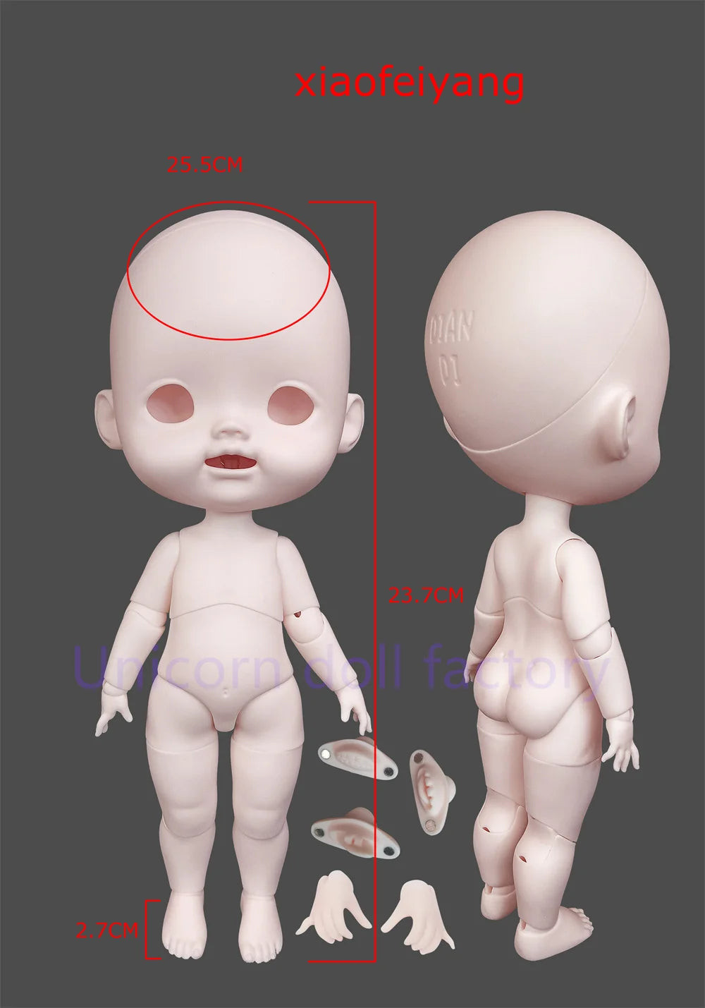BJD Doll1/6 diandi Resin Doll Art Model High Quality Toy DIY Makeup Multiple combinations can be freely matched