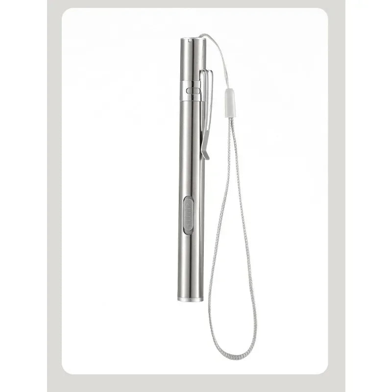 Mini Portable Medical Handheld LED Pen Light Flashlight USB Rechargeable Dental Nurse Flashlight, Rechargeable