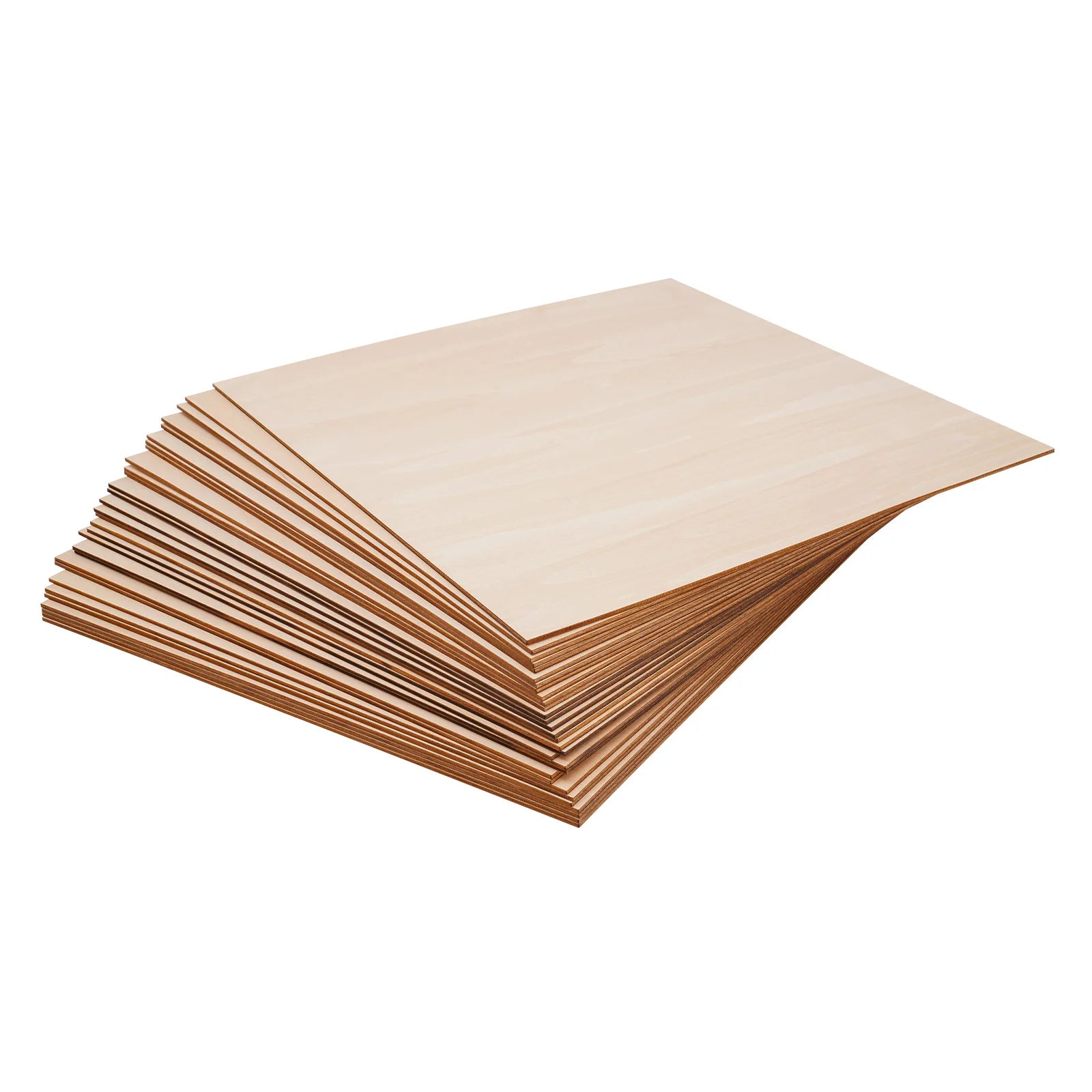 30Pcs Basswood Sheets 3mm Thick, 30x30cm/40x40cm Board for Wood DIY Home Decor, Square Blank Wooden Plywood Panels for Engraving