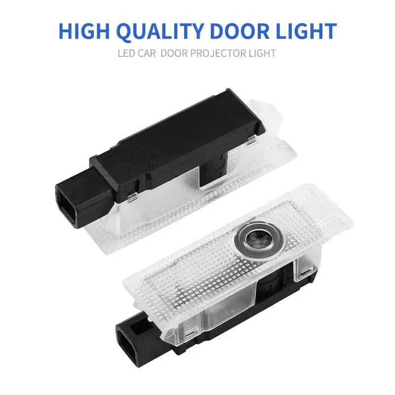 2Pcs Fashion LED Car Door Welcome Light Logo Projector for Alfa Romeo Spider Giulia Giulietta 147 156 159 Mito Stelvio GT Spider