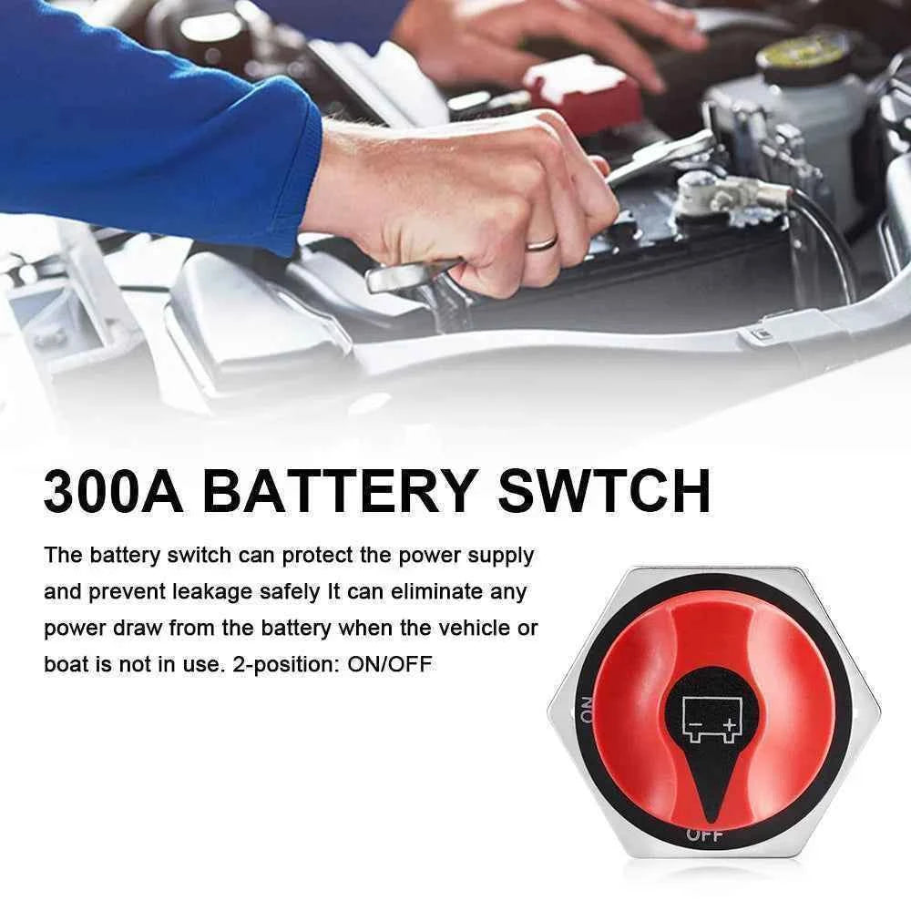 Battery Disconnect Switch Battery Master Power Cut Off Switch  DC 32V 50A 100A 200A 300A Battery Isolator Kill Switches For Car