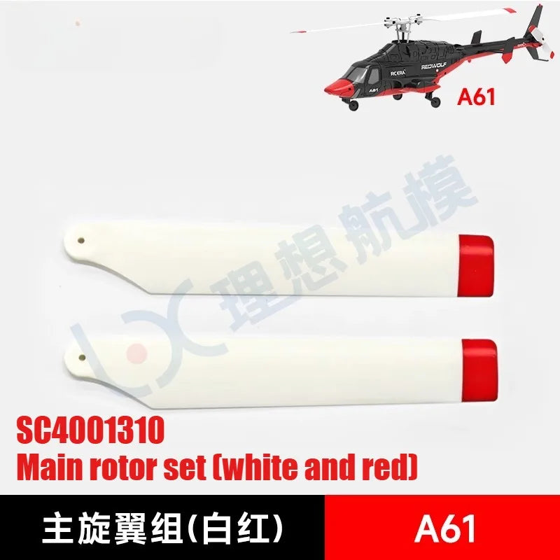 RC ERA A61 RC Helicopter Simulation Original Spare Parts Complete Set Chassis Main Frame Remote Control Blade Receiver Motor