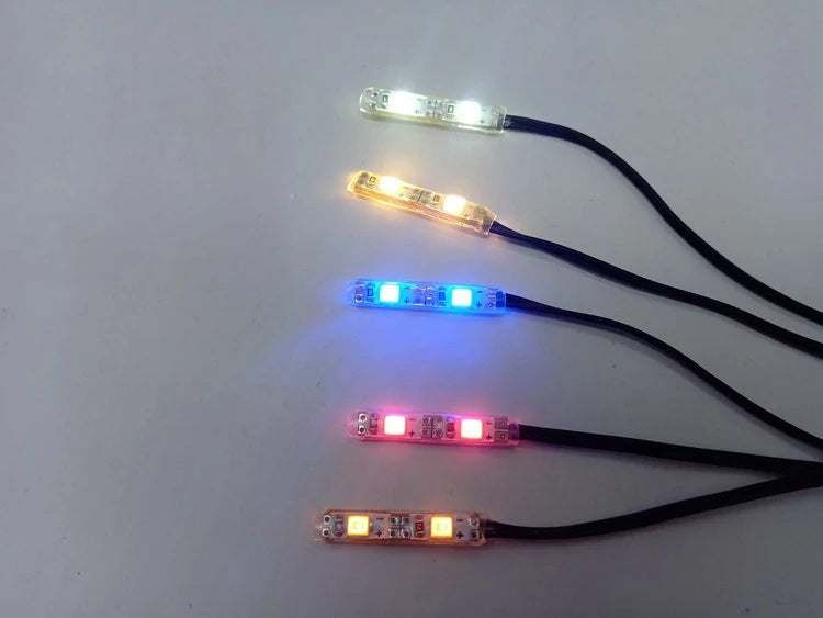 Flashing alarm light strip controller for 1/14 Tamiya RC Truck Car TRX4 For scania