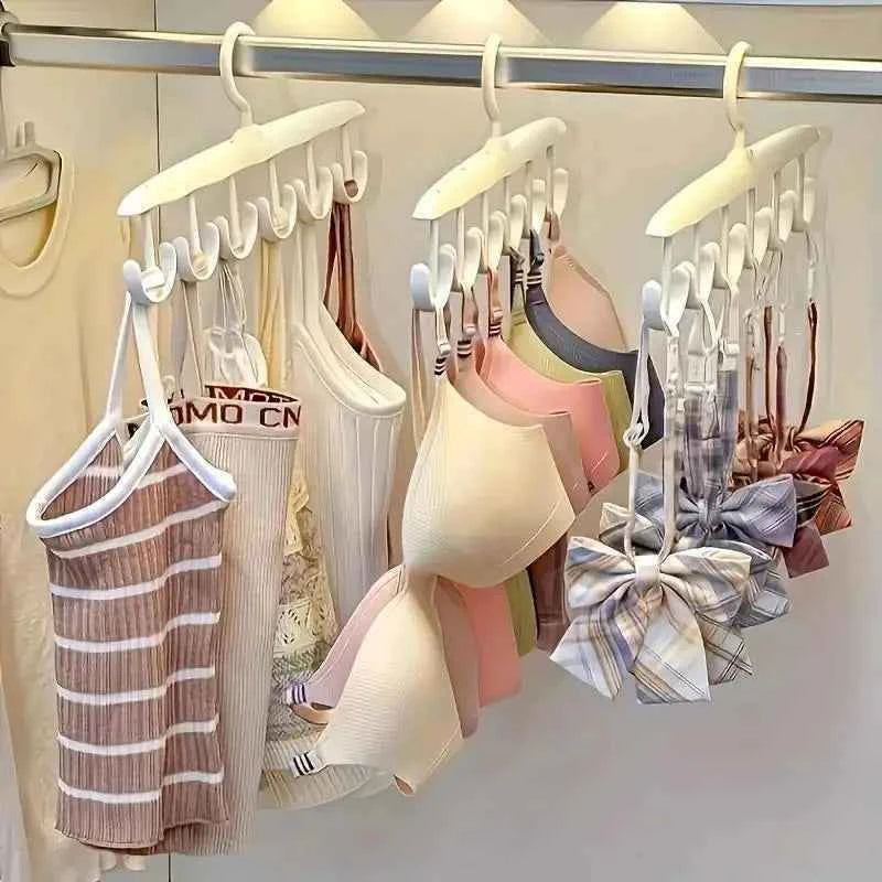 12-Hook Rotating Hanger – Space-Saving Closet Organizer for Ties, Belts, Underwear, Skirts | Portable Home & Dorm Storage 2030