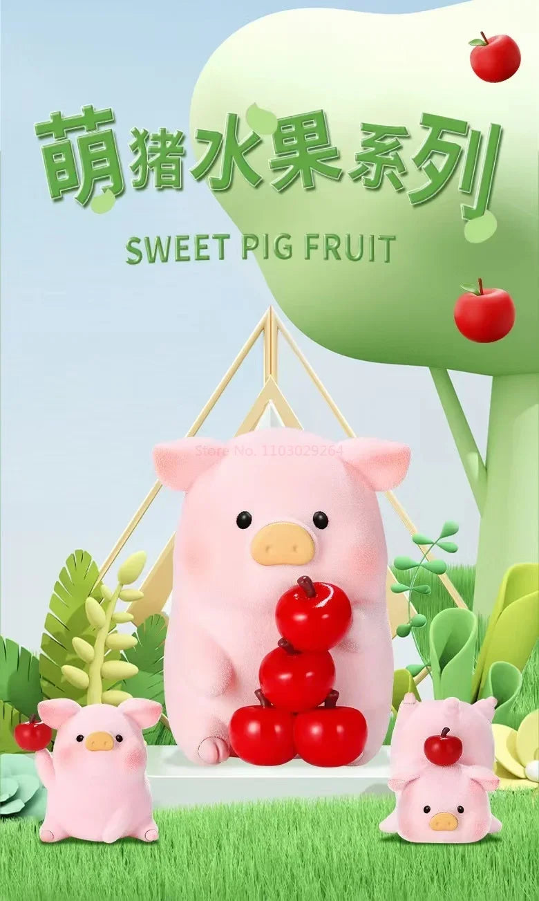Genuine Cute Pig Fruit Series Trendy Toys, Toys, Birthday Gifts, Creative Cartoon Piggy Handmade Blind Box