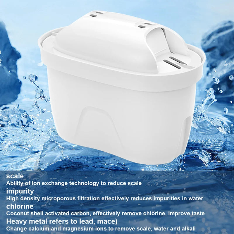 Household Filter Kettle 6 Filter Device Activated Carbon Water Purifier Filter Cartridges Replacement Non-toxic Wate Filter 3.6L