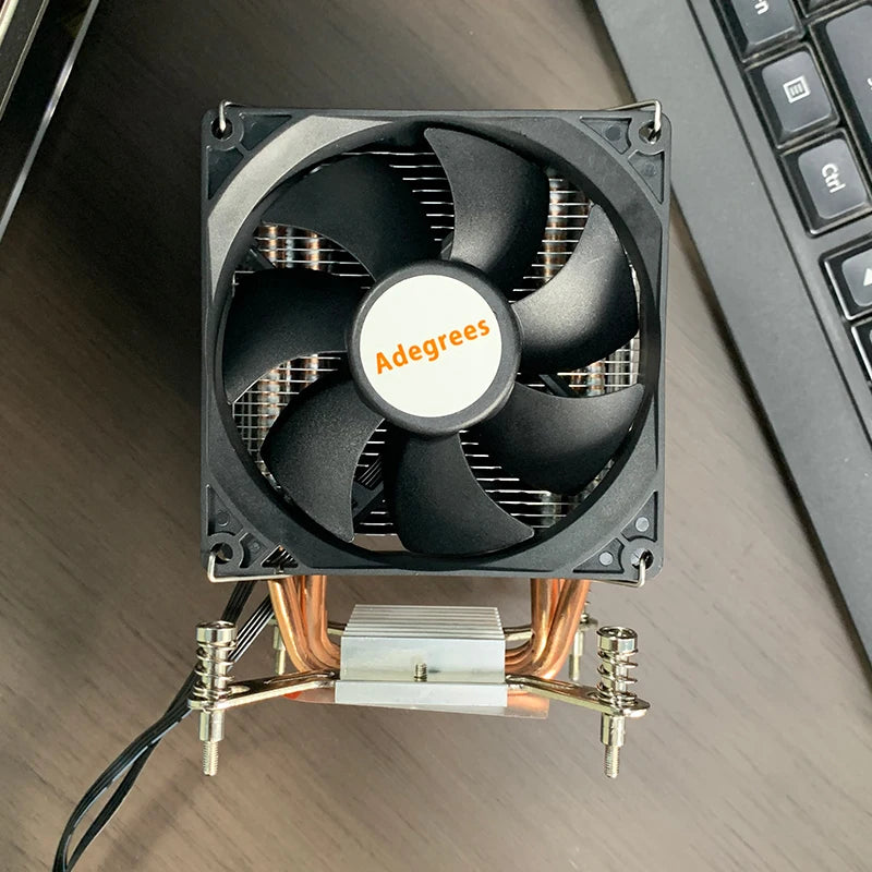 2Heat Pipes CPU Air Cooler 3PIN/4PIN PWM X99 Silent PC Radiator for Intel LGA 2011 1700 1150 1151 1366 1155 1156 X79 1200 1851