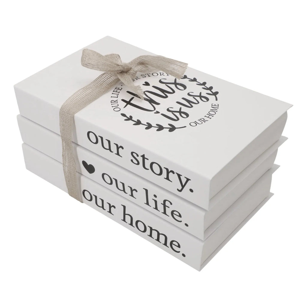 Decorative Book Stacks Folding Simulation Books Farmhouse Style Decor Charming Bookshelf Decoration Bookshelf Decor