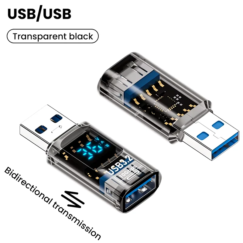 USB 3.2 Digital Display Adapter 10Gbps USB Male TO USB Female Converter Fast Charging Data Transafer USB C Adapter For PC Laptop - Value Vault Club