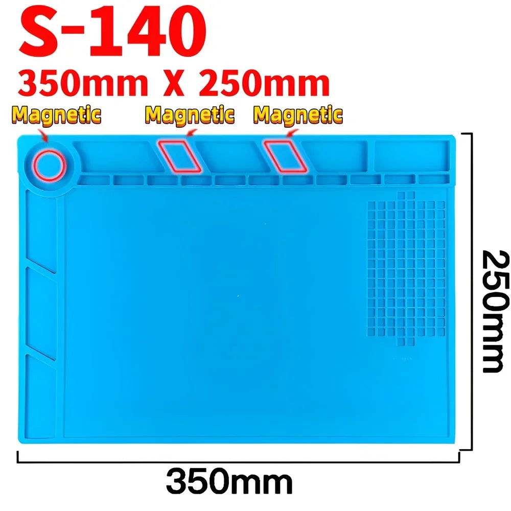 ESD Heat Insulation Soldering Mat Computer Phone Repair Tool Kit Working Silicone Repair Pad Heatresistant Maintenance Tool Kit